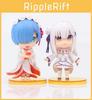 Adorable Pvc Rem Figure Set Six Cute Q Version Models From Re Zero Starting Life In Another World