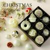Christmas Ball Electroplating Ball 9pcs, Special-shaped Painted Christmas Decorations Ornaments Pendant