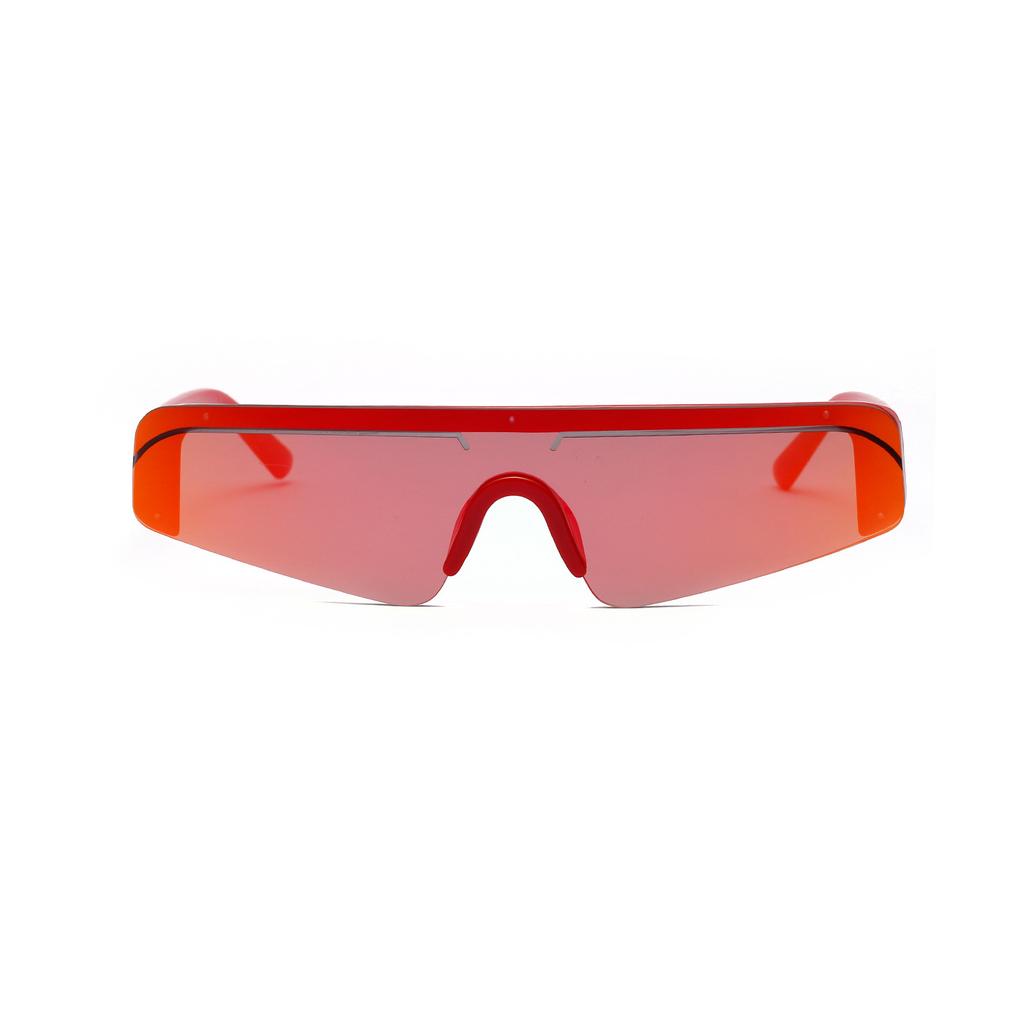 95026 Pointed Cat Eyes Sunglasses Women, Powder Film Borderless Glasses, Party Personality Sunglasses Men