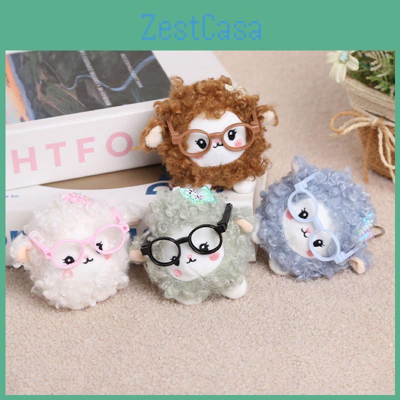 Animal Plush Toy Pendant With Short Pile Fabric For Bag Decor