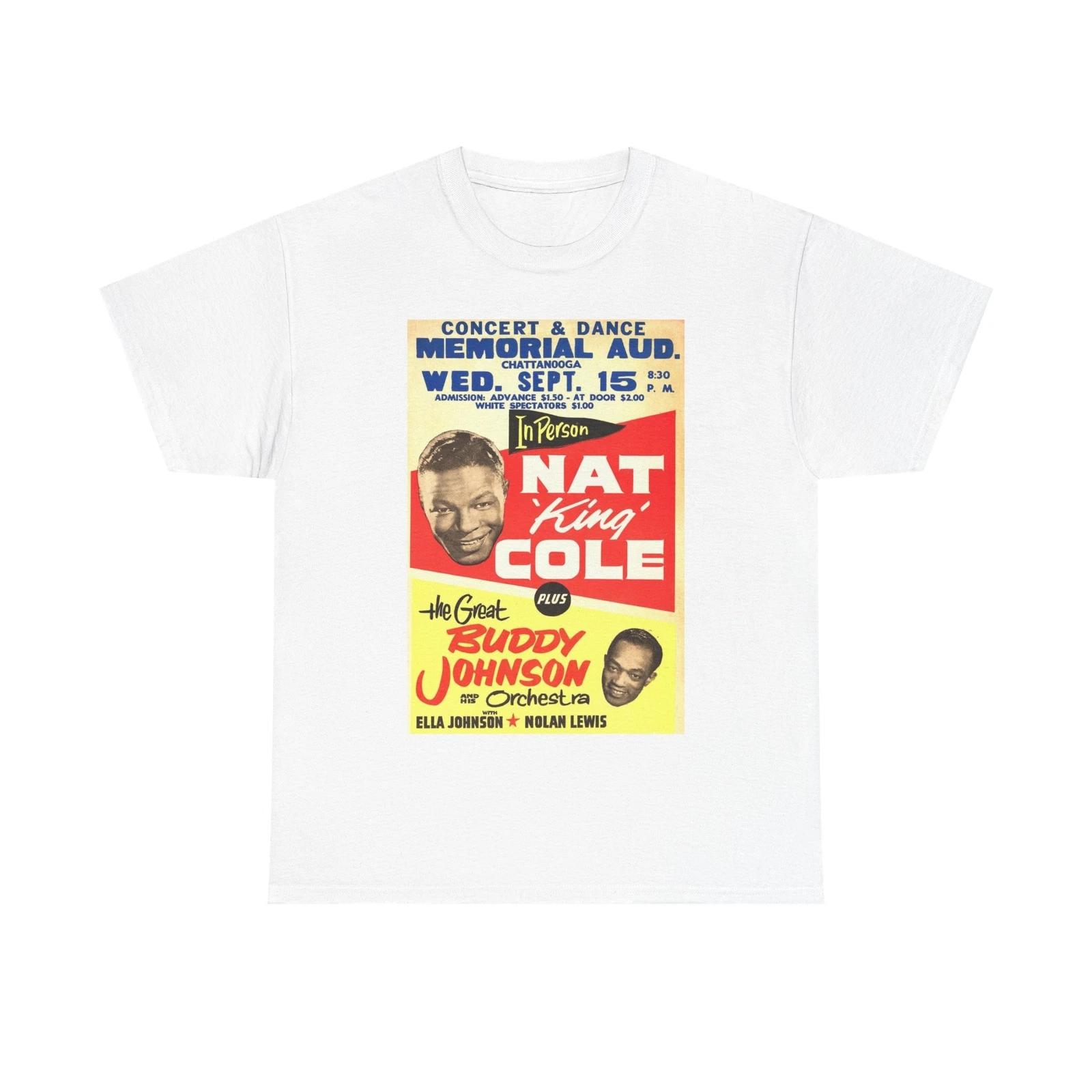 Men s and Women s T-shirts Nat King Cole L