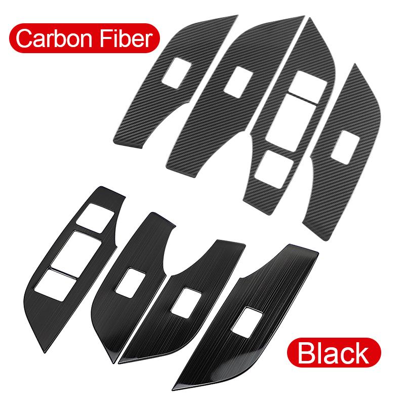 Car Window Glass Lift Switch Button Cover For Toyota RAV4      2024 RAV 4 XA50 Hybrid Interior Accessories