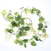 200cm Artificial Eucalyptus Lemon Garland Faux Floral Hanging Vine Rustic Greenery Wreath for Home Wedding Party Decor
