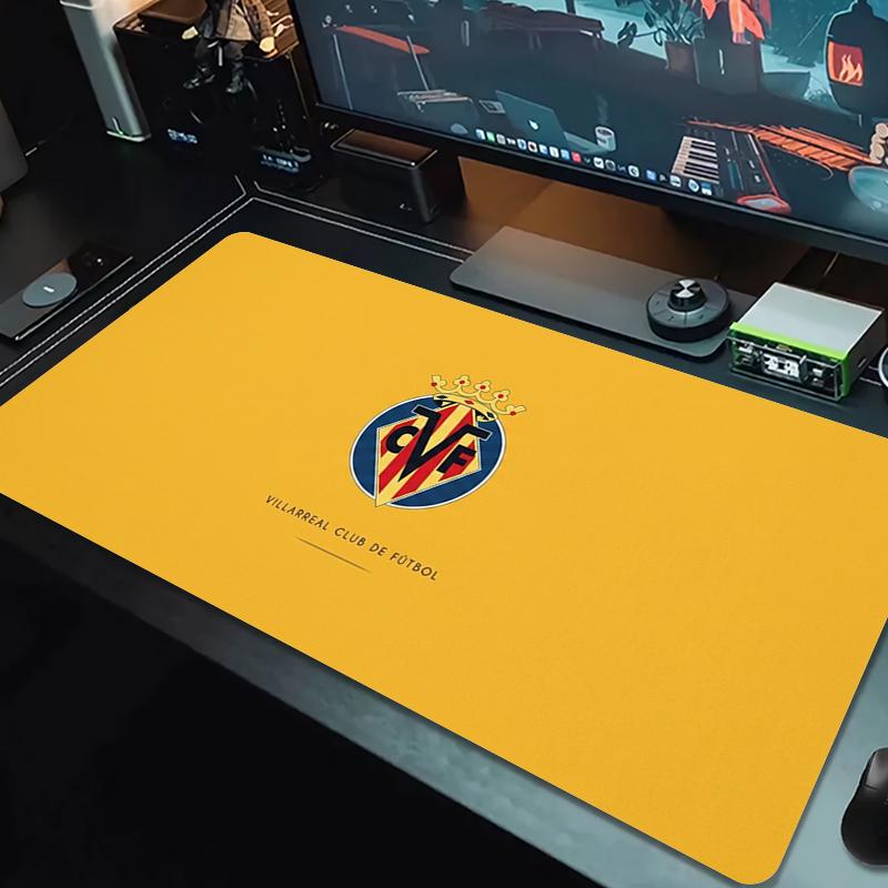 Villarreal Mouse Pad Large Gaming Table Cushion Non-slip Laptop Tablet Big Mousepad XXL Mat Mini PC Playmat With Lock Edge_xia