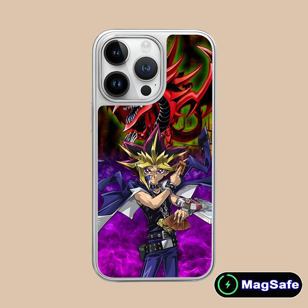 Yugioh Yami Yugi Mobile Phone Case for iPhone 17 16 15 14 13 12 11 Air Pro Max Plus Magsafe Silver Plating Colorful Cover Cover
