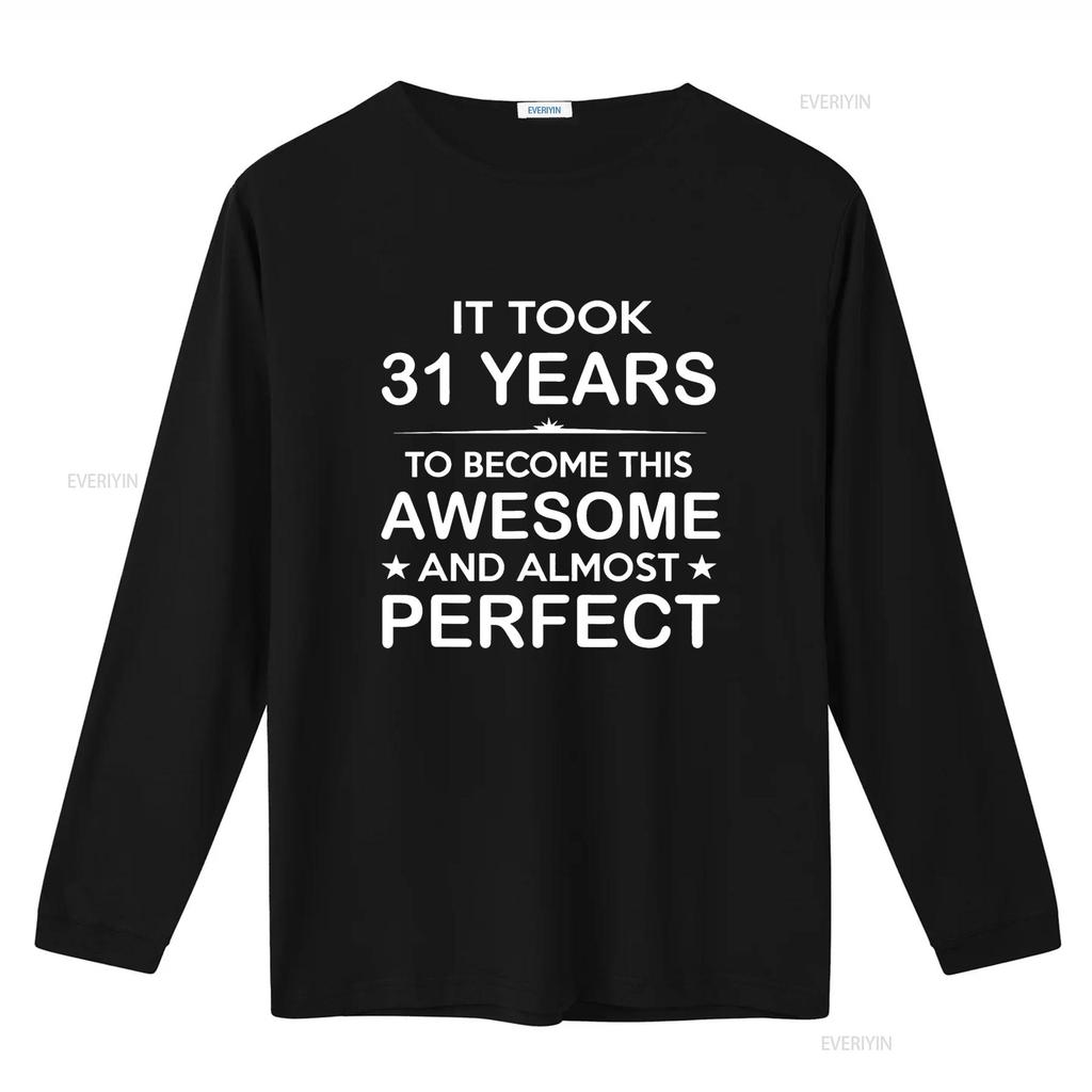31 Year Old 31st Birthday Ideas for Him Dad T Shirt vintage Washed graphic Versatile Breathable Slightly Comfortable homme