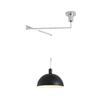 Bauhaus Restaurant Pendant Light with Adjustable Swing Arm Single Chandelier Nordic Modern Kitchen Board Iron Art LED Luster