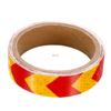 1inch*17FT Arrow Bicyle Reflective Stickers Yellow Red Waterproof Safety Tape Self-Adhesive Conspicuity Reflectors Strip For Car