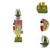 Osterhase Nussknacker Dekoration Heimdekoration Traditionelle Nussknackerfigur Kaninchenornament für Partydekoration Heimfestivals Geschenk