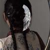 Miao Ethnic Tassel Silver Hairpin - Hanfu Performance Accessory