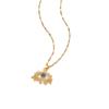 European & American Devil's Eye Blue Zircon Clavicle Chain Necklace: Luxurious Women's Fashion with Elegant High-End Appeal