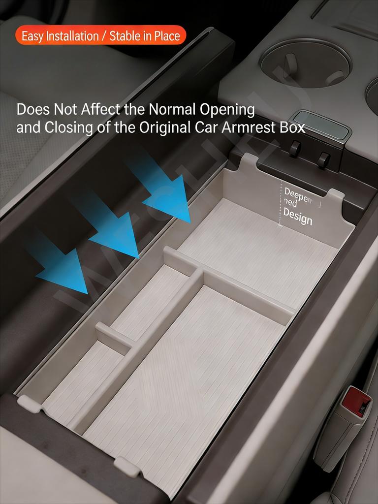 Für Mg Im6 Zhiji Ls6 Armlehnenbox Silikon-Aufbewahrungsbox Unterteilte klassifizierte Aufbewahrung Auto-Innenraumzubehör Zubehör