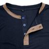 Retro Men'S Outdoor Loose Autumn Hoodie Casual Long Sleeved Henley Collar Top Shirt Cardigan