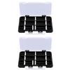 Waterproof Fishing Bait Box Removable Dividers Fishing Storage Case Lure Storage Box  Hooks Storage