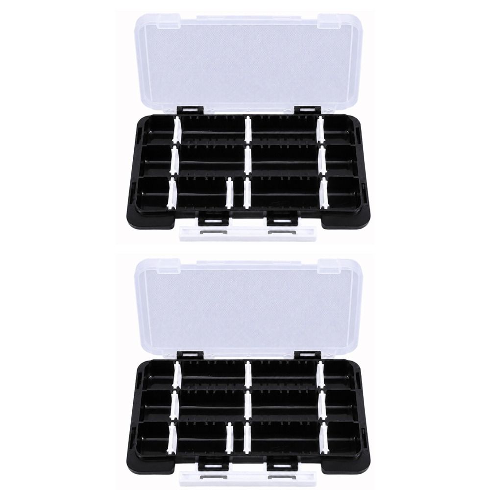 Waterproof Fishing Bait Box Removable Dividers Fishing Storage Case Lure Storage Box Hooks Storage
