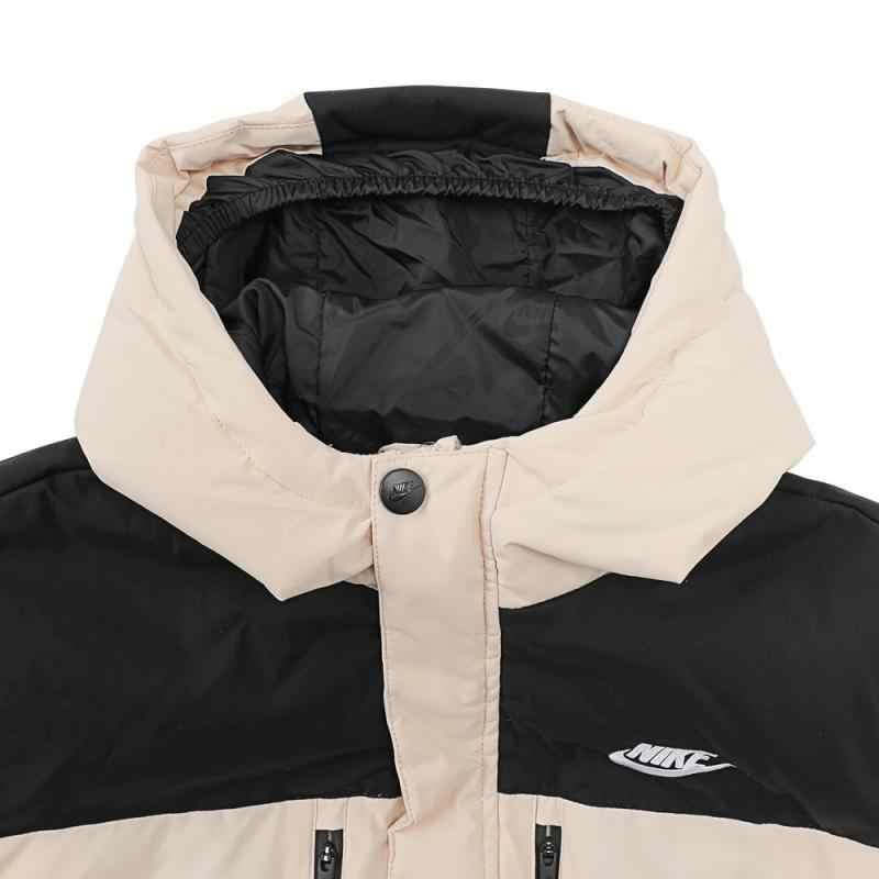Nike Down Jacket Simple Brand Logo Hooded Comfortable Long Sleeve Kids Jackets White-Sand NY2442051GS-002