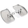 Universal Eagle Motorcycle Footrests - Black (Front & Rear)