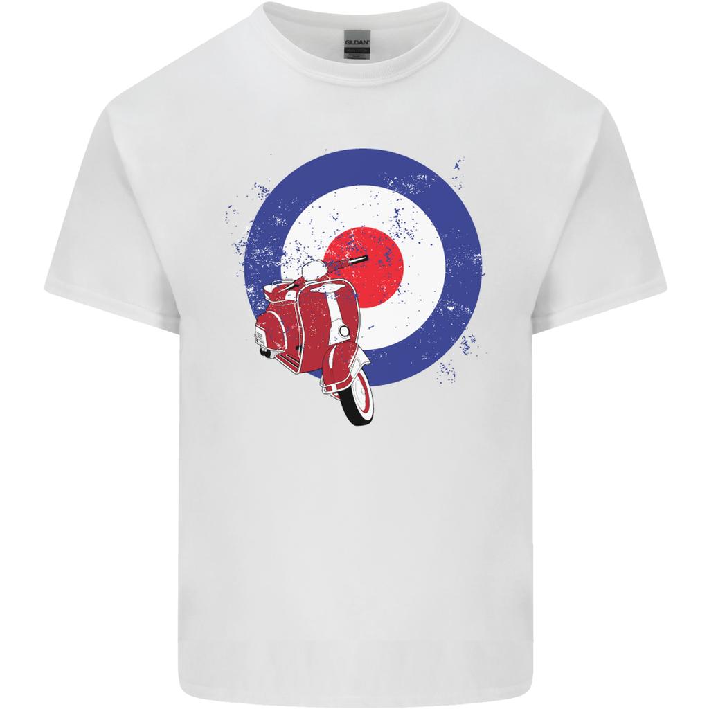 MOD Scooter Motorcycle Motorbike Unisexs Light Cotton TShirt