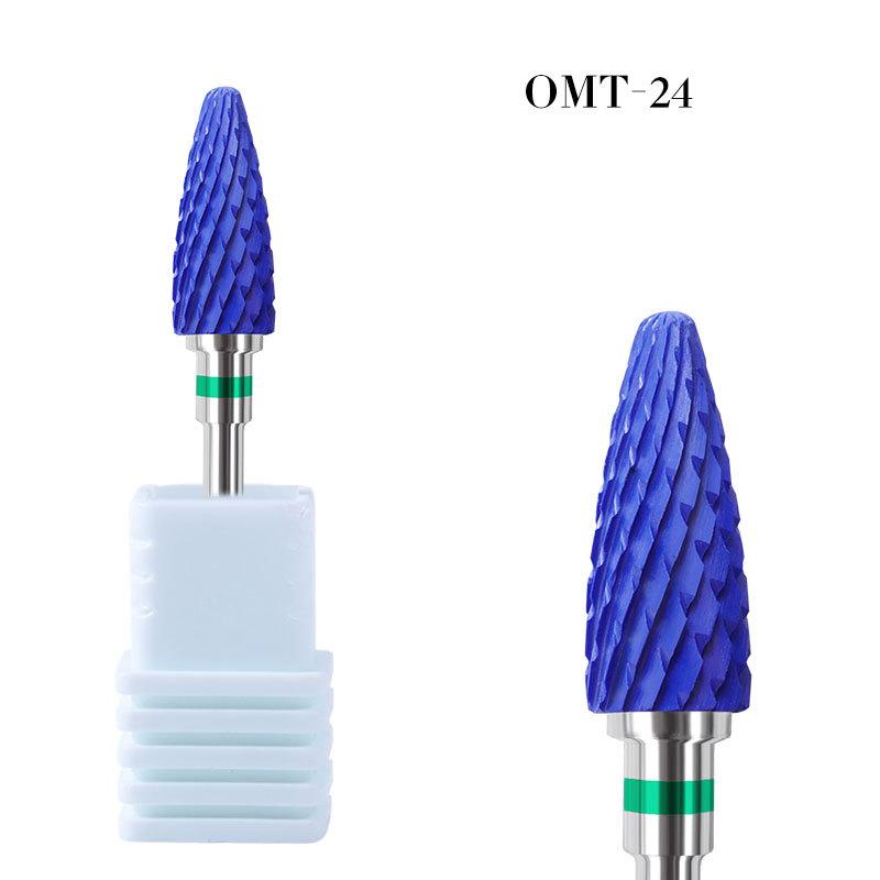 Electric Nail Drill Bit Milling Cutter Ceramic Tungsten Carbide Polishing Grinding Head For Manicure Cutters Nail Art Tools