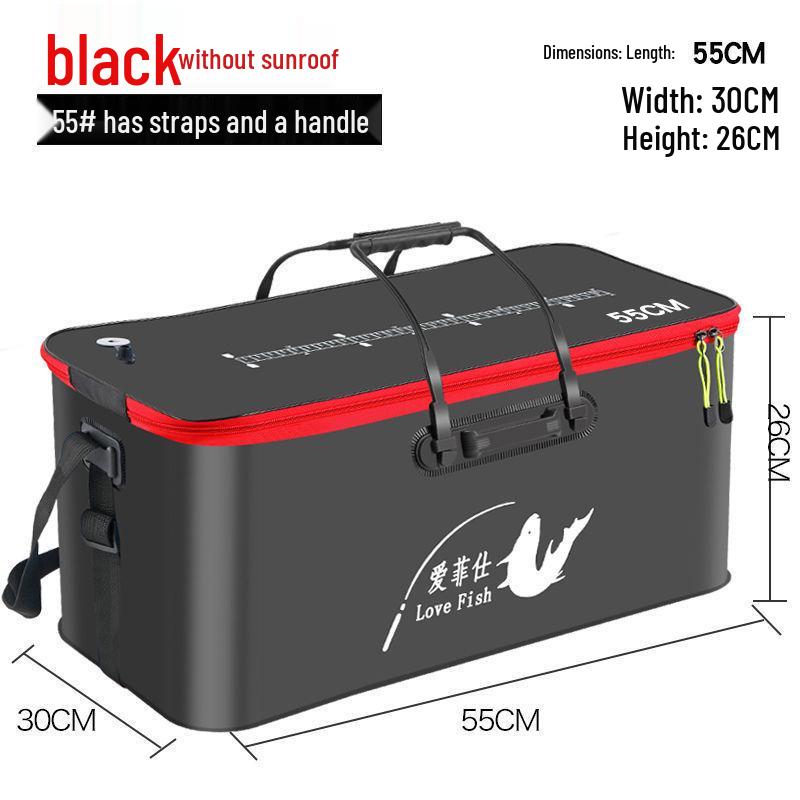 Găleată Pliabilă Multifuncțională din EVA pentru Păstrarea Peștelui - Geantă Grosă pentru Pește cu Livrare Gratuită