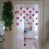 Women Gift High Beauty Love Hearts Pendant Door Curtain Ornaments Door Hanging Curtain Home Decor