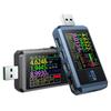 FNIRSI-FNB48P USB Charger Detector: Mobile DC Voltmeter/Ammeter for Fast Charging Power Test