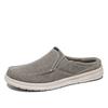 Summer loafers large size casual men's shoes light foot cover half drag outside wear one pedal driving lazy shoes men