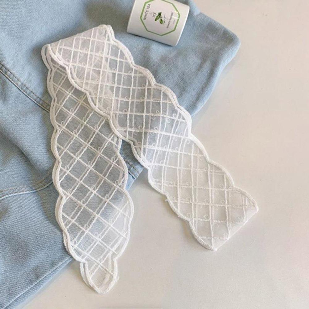 Multi-Functional Lace Scarf Pastoral Bandana Scarves Fashion Fairy Hair Tie  for Women Girls