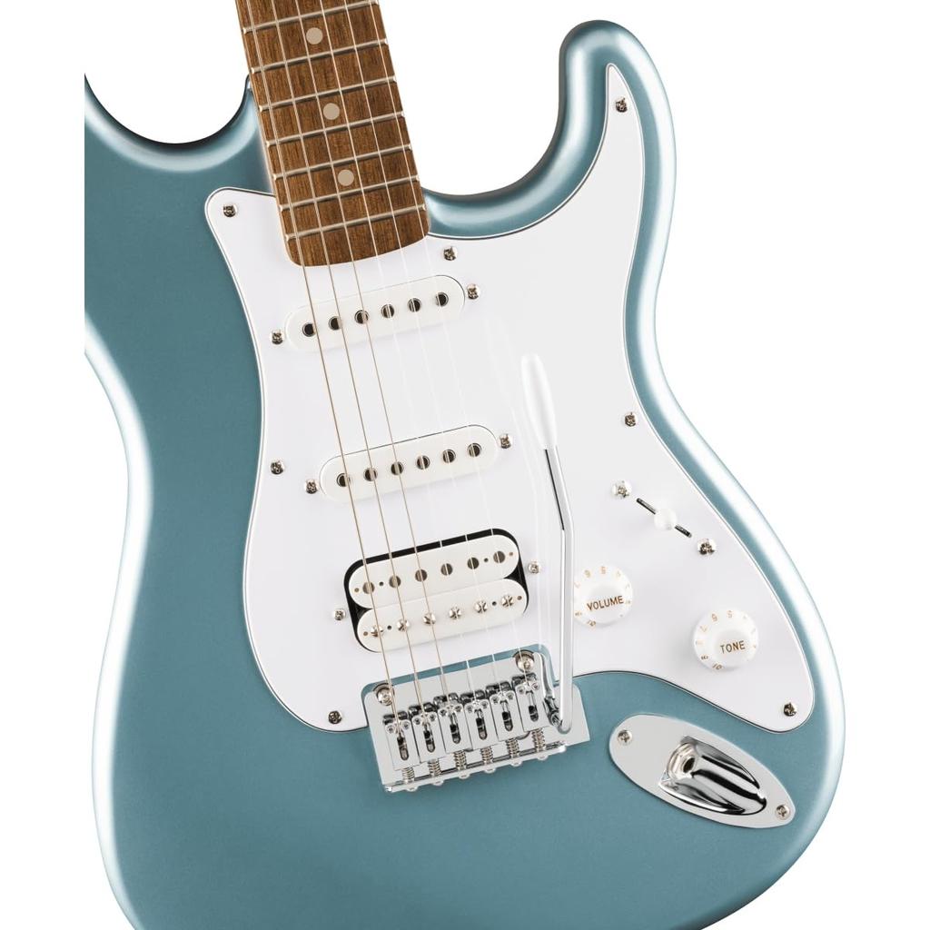 Squier by Series Stratocaster Junior HSS Laurel Fingerboard White Pickguard Ice Blue Metallic Squier Fender/Affinity