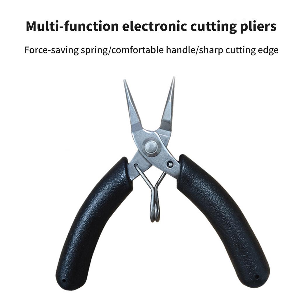 5 Pieces Multifuntional Jewelry Tool Set Jewelry Pliers Set Round Nose Pliers for Professional Crafting and Repairs