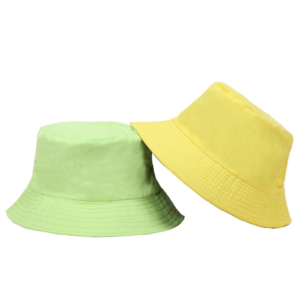 Bestickter Baumwoll-Bucket-Hat für Männer & Frauen – Doppelseitiger Outdoor-Sonnenhut