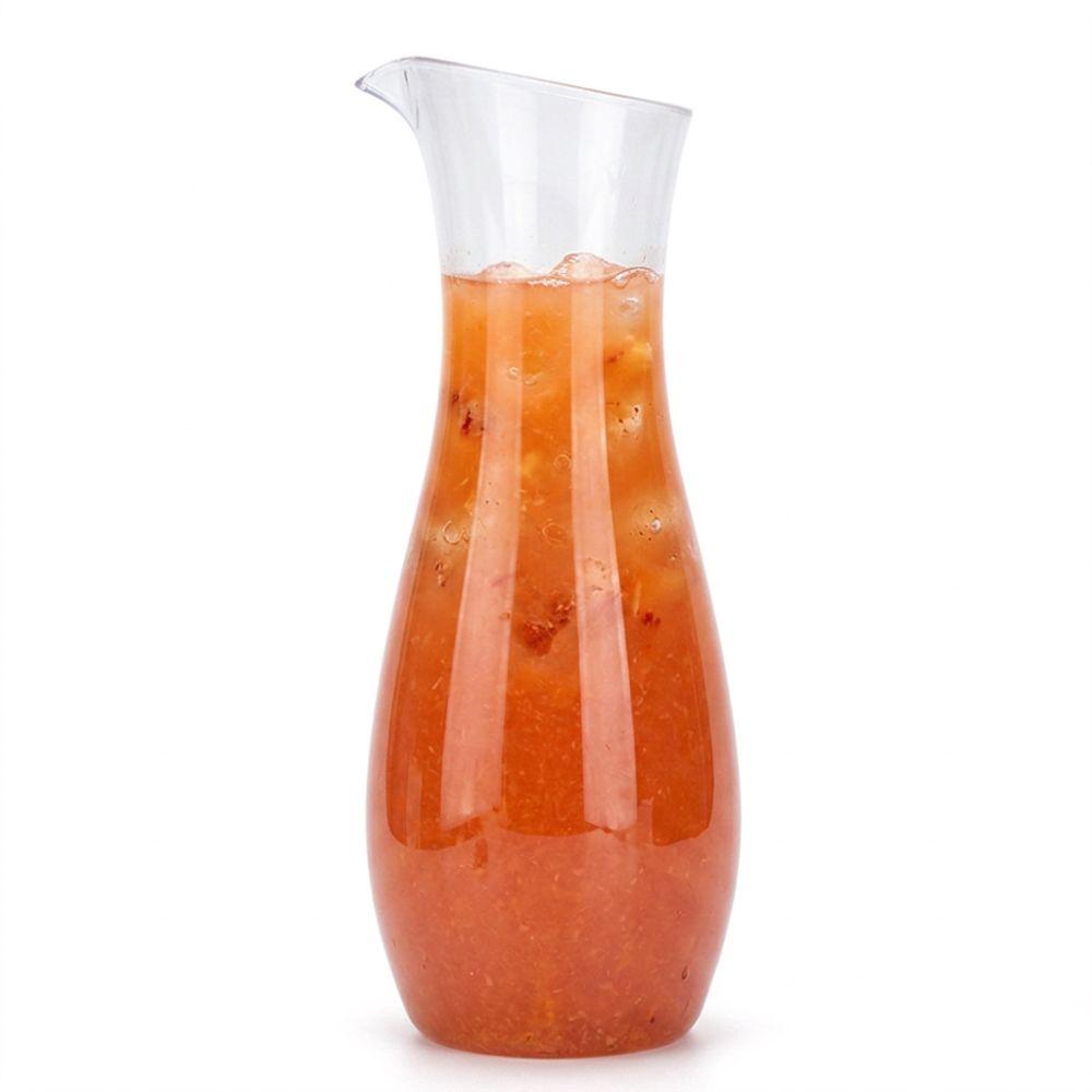 Narrow Neck Acrylic Pitcher Transparent Beverage Carafe Practical Juice Bottle  Party