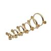 Convient pour tube OD 15 22 28 35 42 54 mm Laiton Polissage M10 Collier de serrage de tuyau Support Clip Support Accroche Fixe Plomberie Eau