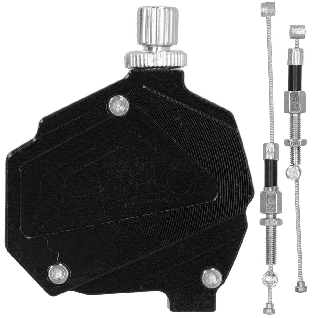 Motorbike Stunt Clutch Pull Cable Lever CNC Aluminum Replacement for Motorcycle Dirt BikesBlack