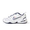 Air Monarch 4 Rutschfest Abriebfest Niedrig geschnitten Klobige Sneaker Unisex Weiß Lila 415445-102(Team354-)