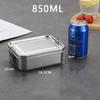 Stainless Steel Bento Box Metal Lunch Box Food Storage Containers with Lockable Clips Lunch Snack Boxes for Work,School