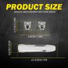 2Pcs Front LH RH Exterior Door Handle For Chevrolet Silverado GMC Sierra 14-22 B