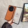 For Huawei Honor Magic V5 Case Luxury PU Leather Magnetic MagSafe Film Protective Back Cover Case For Honor Magic V5 V3 Shell