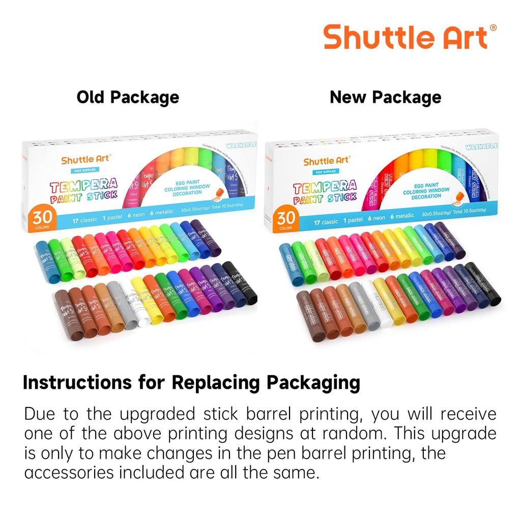 Shuttle Art Tempera Paint and Perfect for and Drawing on and Perfect Gift for Toddlers and Perfect for Preschool and Elementary School Entrance