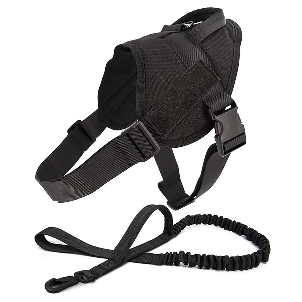 

Dog Harness with Leash Set German Shepherd Pet Harness Service Dog Vest With Handle Accessories Dog Leash For Small Medium Dogs S
