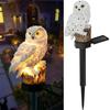 Solar Powered Animal Statue Solar Light Realistic Outdoor Lawn Lamp  Garden Decorations