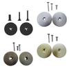 Steel Door Hole Filler Plate with Screw for Cabinet Bedroom Sliding Door Accessory Home Commercial