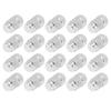 20PCS Lug Nuts Stylish Chrome Finish 12x1.5mm Radius Wheel Accessories Parts for Car Vehicle