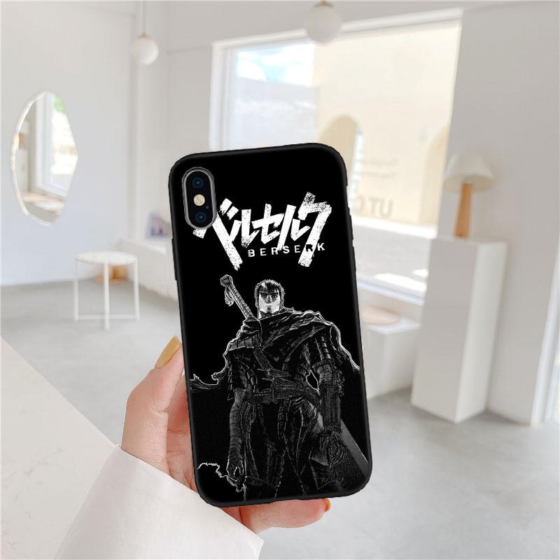 CJ9 Anime Berserk Guts Phone Case for Samsung Galaxy A11 A12 A13 A15 A52S A53 A55 A56 A70 A71 A72 A73 F06 F16 F56 S10 Plus S10e