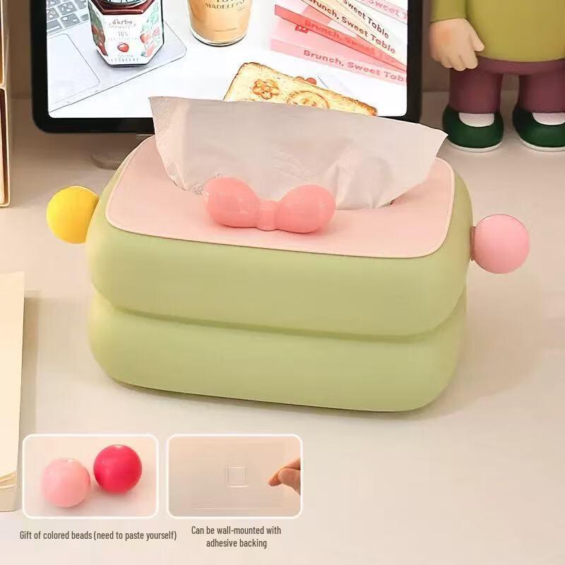 Dopamine Ball Style Color-Block Tissue Box 02