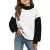 Kids Casual Printed Raglan Long Sleeve Lightweight Sweatshirt for Everyday Wear
