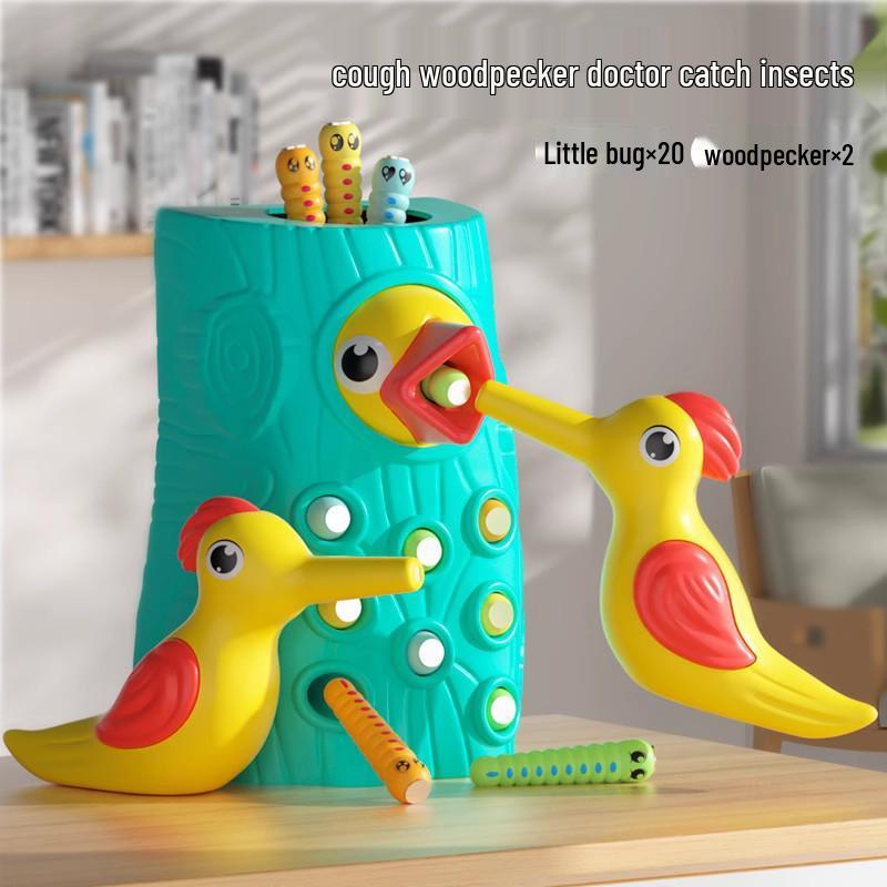 Early Education Worm-Catching Toy for Kids Ages 1-4