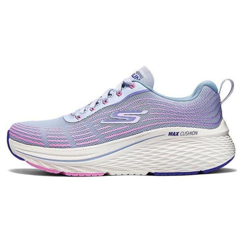 Skechers Max Cushioning Elite 2.0 Women Mesh Cushioned Low Running Shoes Blue Pink 129600-LBPK 36