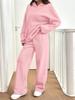 2-Piece Women's Casual Warm Lined Hoodie & Pants Set - Autumn/Winter Sportswear
