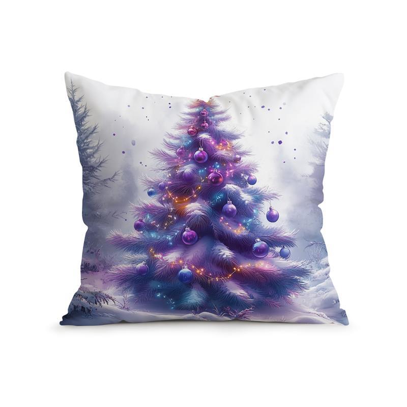 Home Decor Christmas-Themed Decorative Pillow Covers Pattern Cushion Cover Suitable For Sofa Bedroom Car Pillow Cover